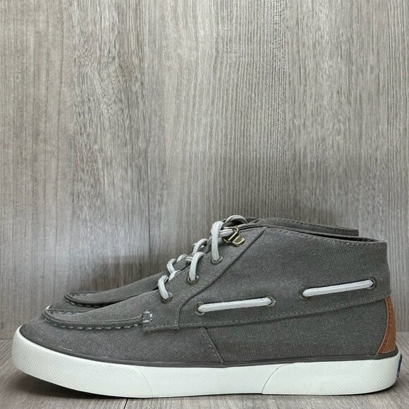 Sperry Chukka Boots Womens Sz 8.5M Top Sider Ankle Lace Up Flat Activewear Gray - Picture 2 of 12